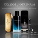 COMBO 3 PERFUMES + REGALO MINI FRASCO - TRES FRAGANCIAS ICÓNICAS PARA HOMBRES CON PERSONALIDAD!
