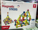 Bloques Magnético + REGALO caja estilo maletin I Estimula la creatividad, coordinación Y geometría